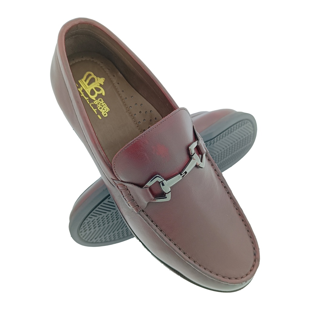 CHRISBROAD BOAT-1 D.BROWN MENS LOAFER