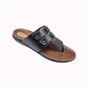 AVERY MEN'S CASUAL CHAPPAL BLACK