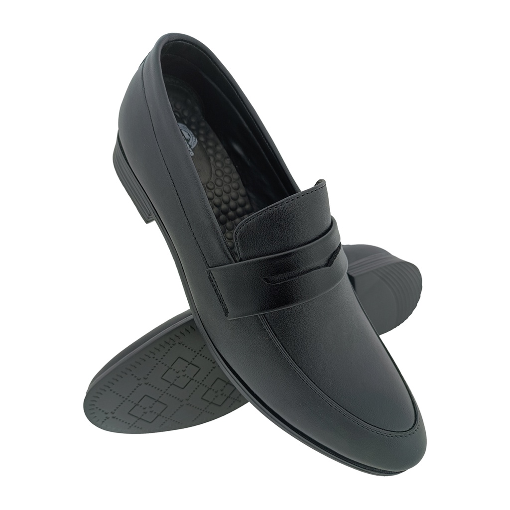 MINI COOPER 673 BLACK MENS LOAFER