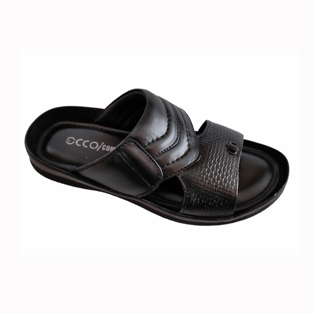 ECCO COMFORT MEN'S CASUAL CHAPPAL BLACK