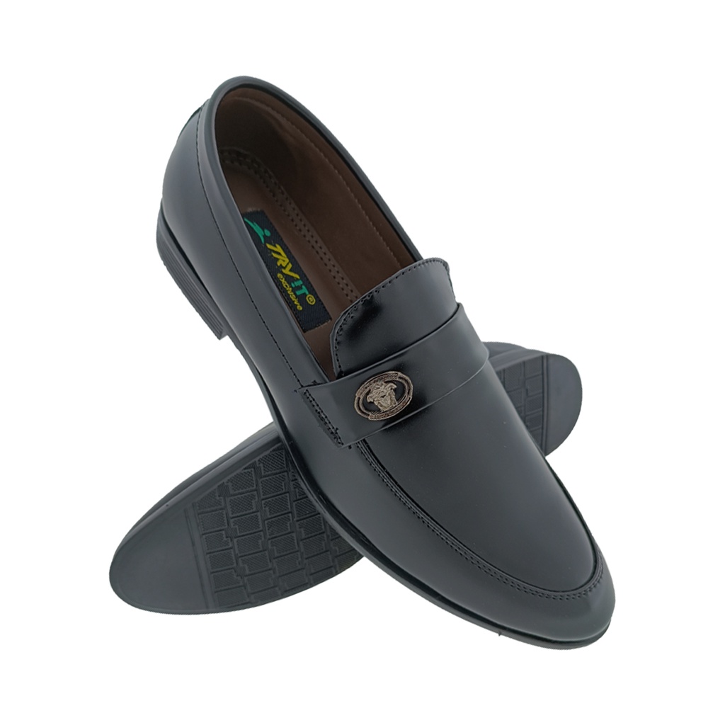 TRYIT 3608 BLACK MEN'S CASUAL LOAFER