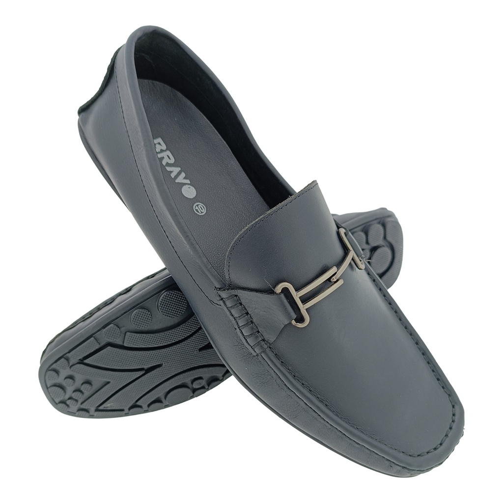 BRAVO MX-23 BLACK MENS LOAFER