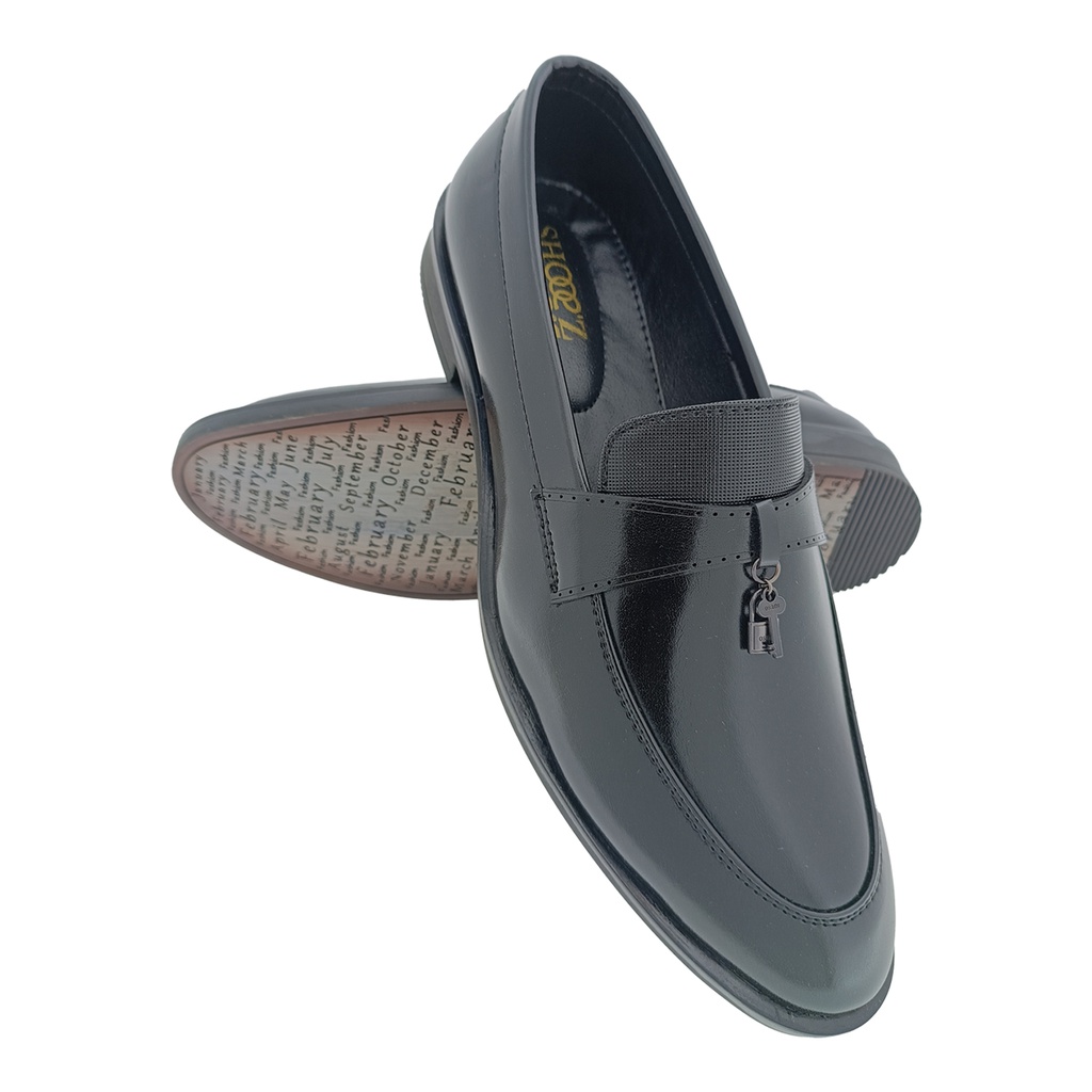 SHOOEZ L5/21011 BLACK MENS LOAFER