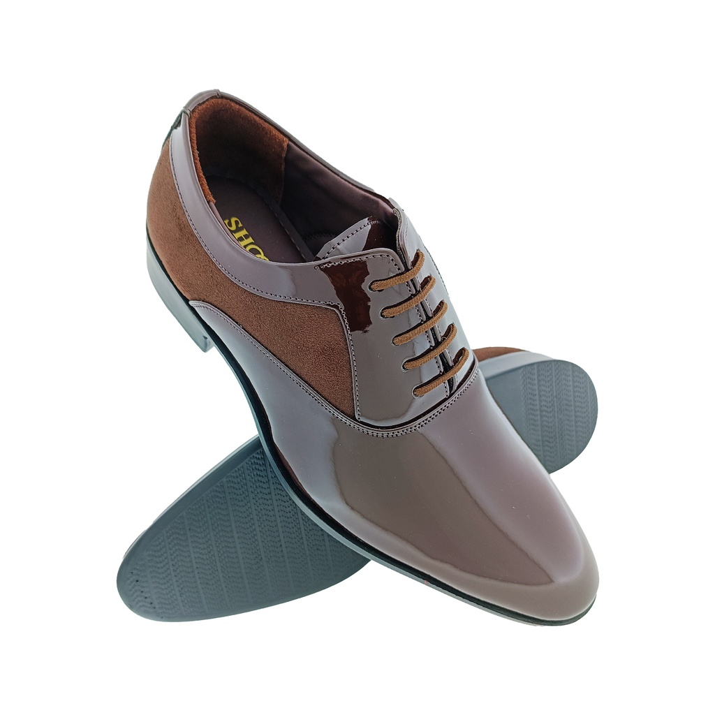 SHOOEZ 1144 BROWN MENS FORMAL