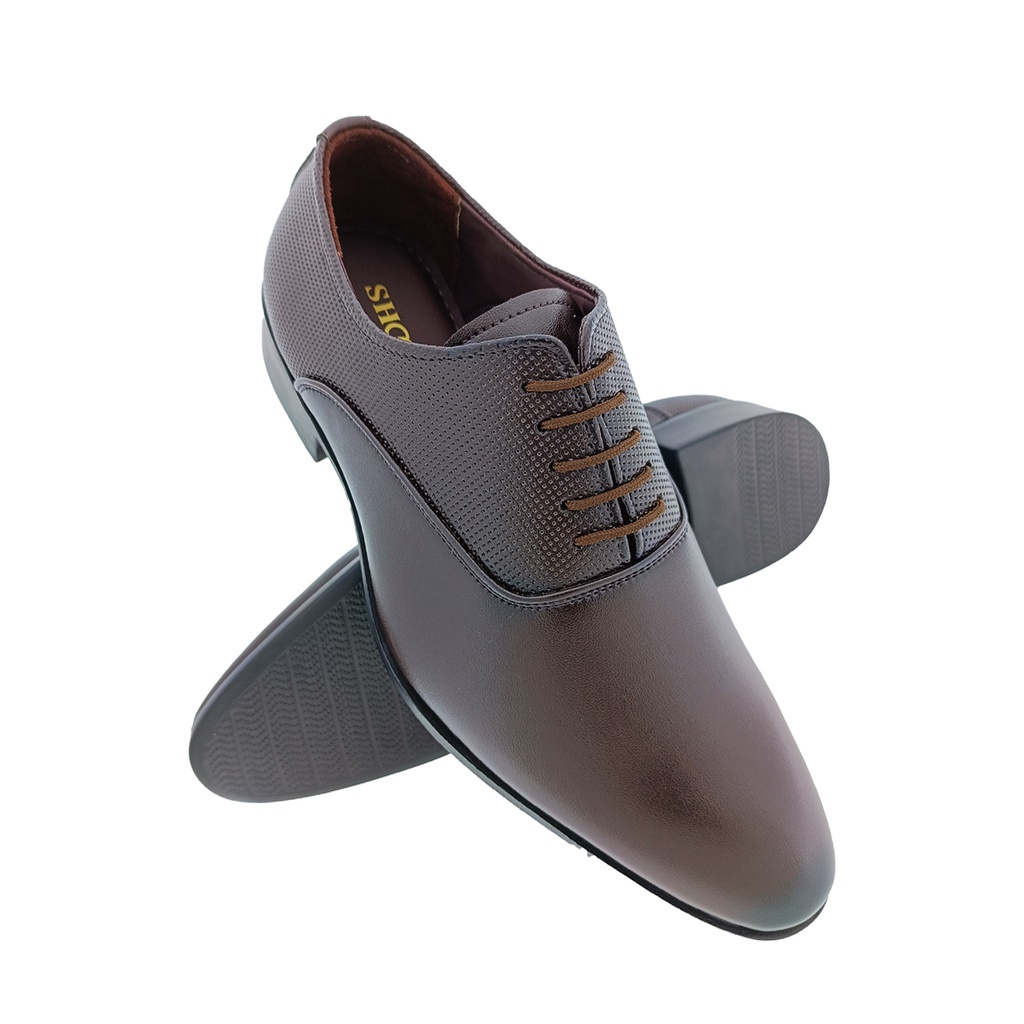 SHOOEZ 1106 BROWN MENS FORMAL