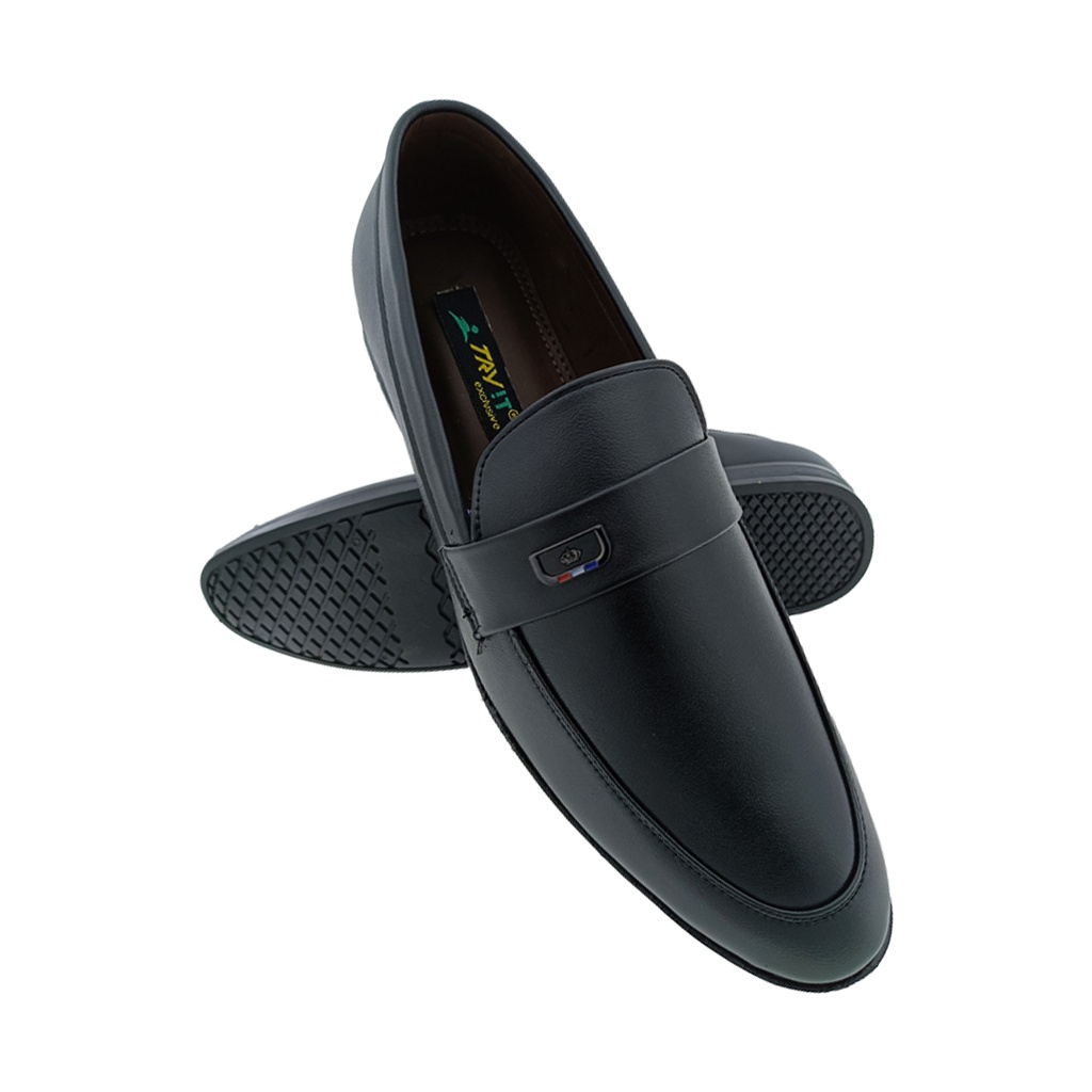 TRYIT 77767 BLACK MENS LOAFER