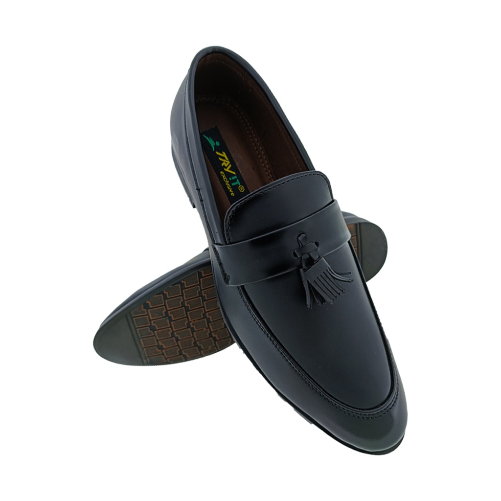 TRYIT 3672 BLACK MENS LOAFER