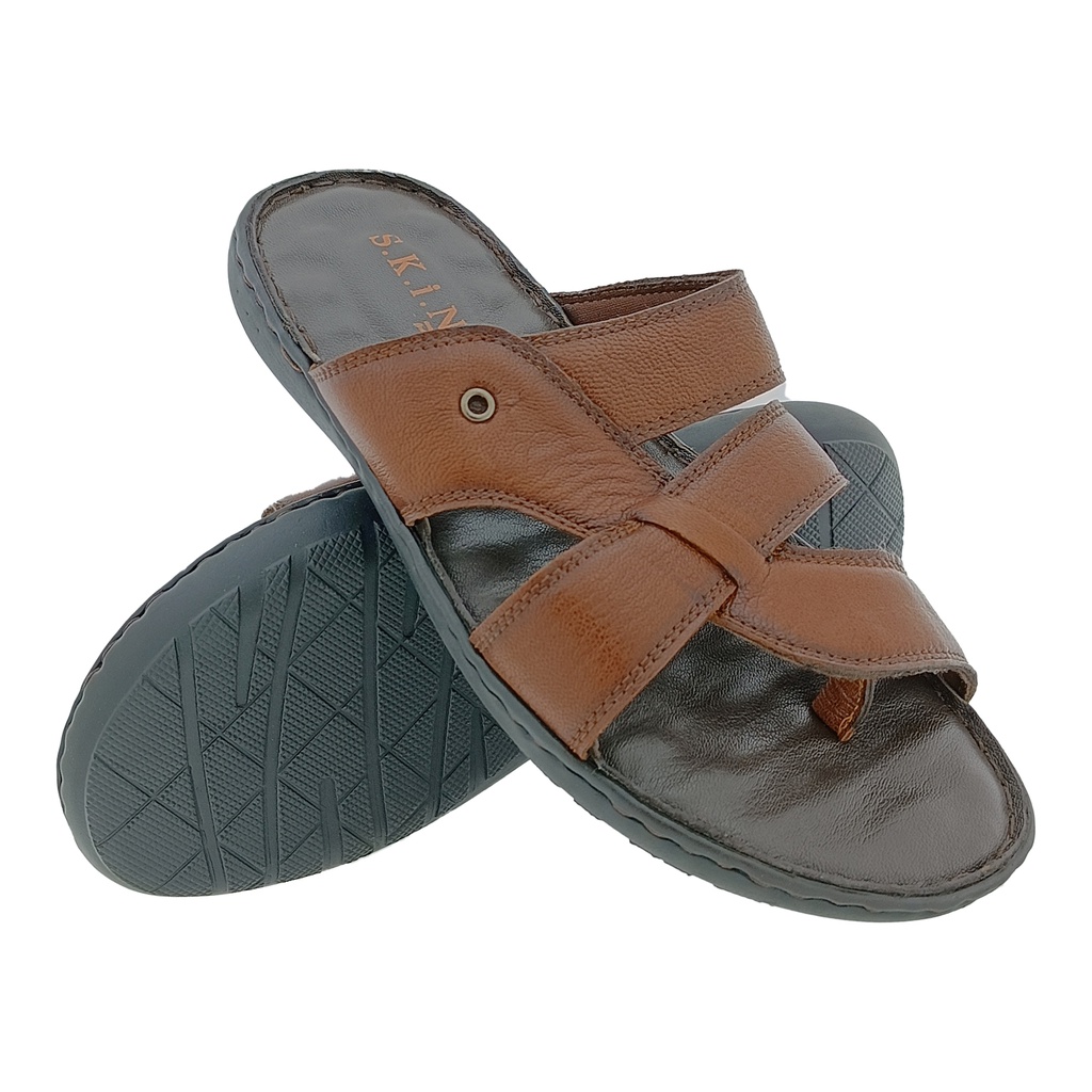 S.K.N.Z. PS218 TAN MENS CHAPPAL