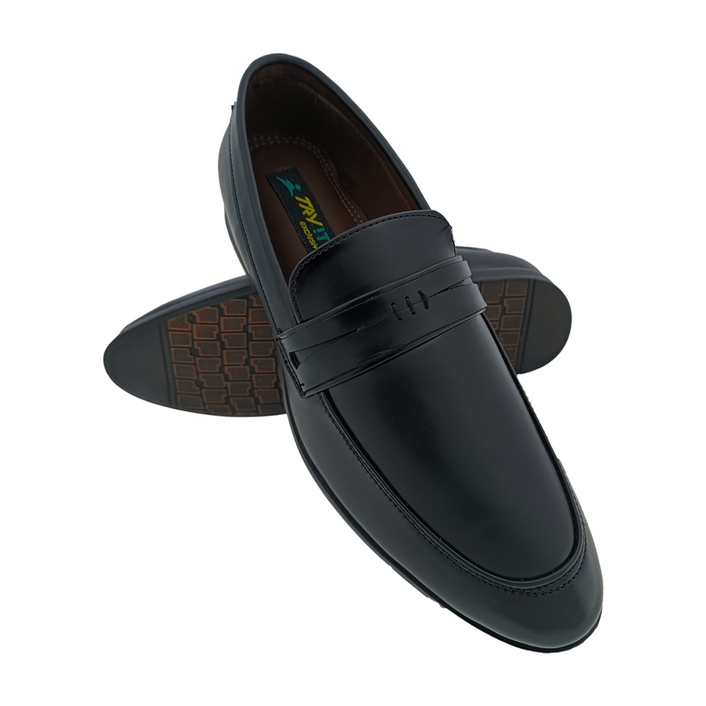 TRYIT 3631 BLACK MENS LOAFER