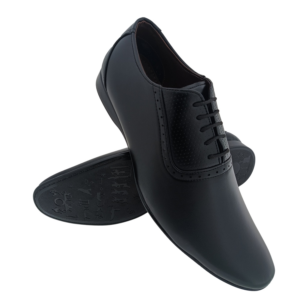 TRYIT 7803 BLACK MENS FORMAL SHOES