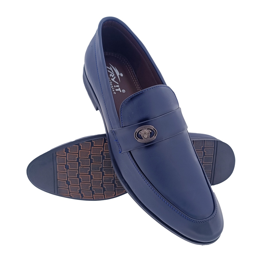 TRYIT 3608 BLUE MENS FORMAL LOAFER