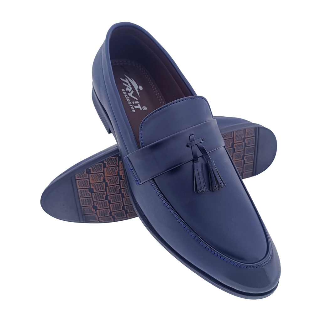 TRYIT 3672 BLUE MENS FORMAL LOAFER