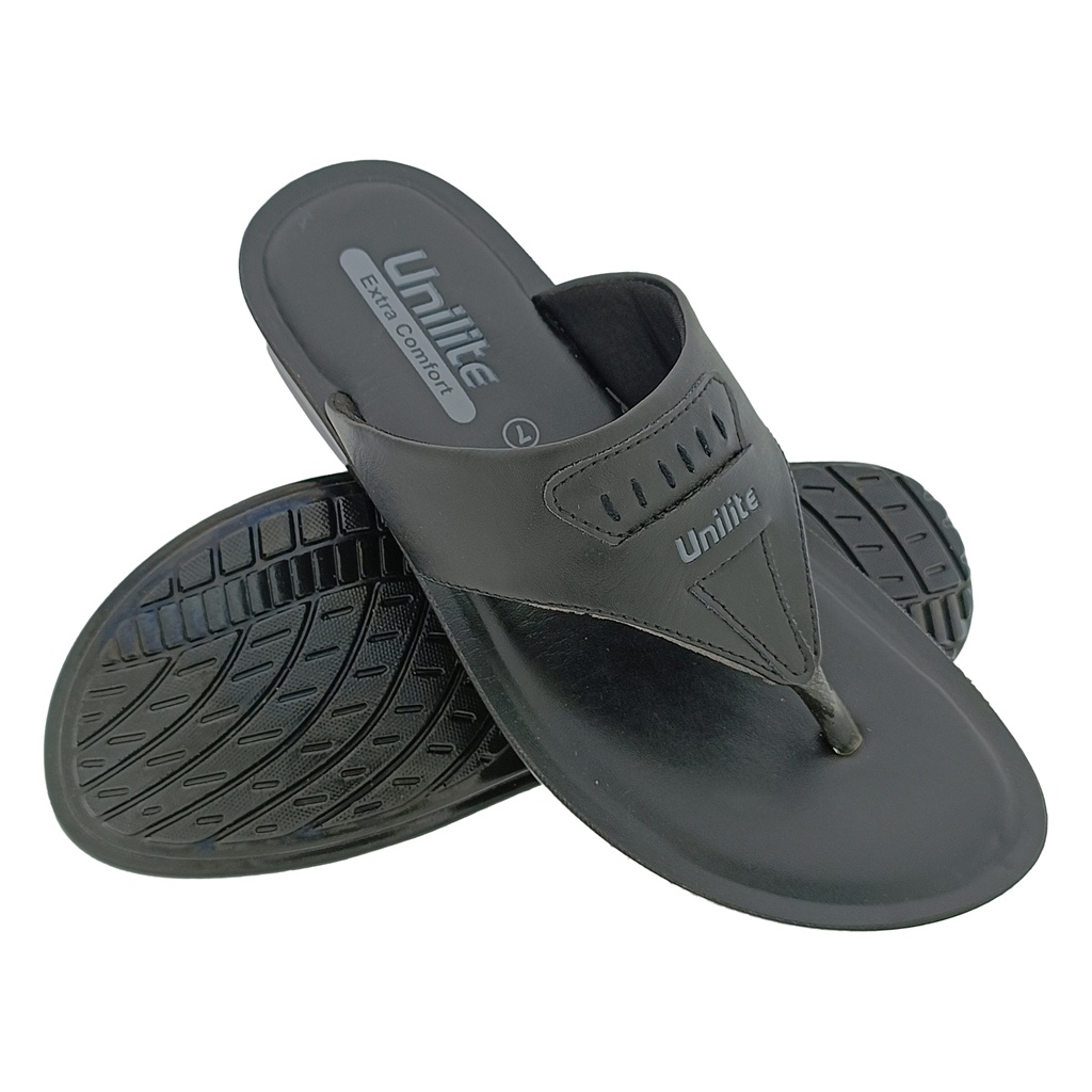 UNILITE FUNKY-25 BLACK  MENS V-BELT CHAPPAL