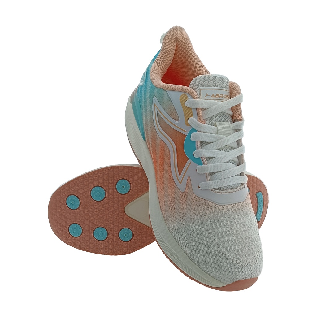 ABROS ASSL0191 PEACH/L.MINT WOMEN SPORTS SHOE