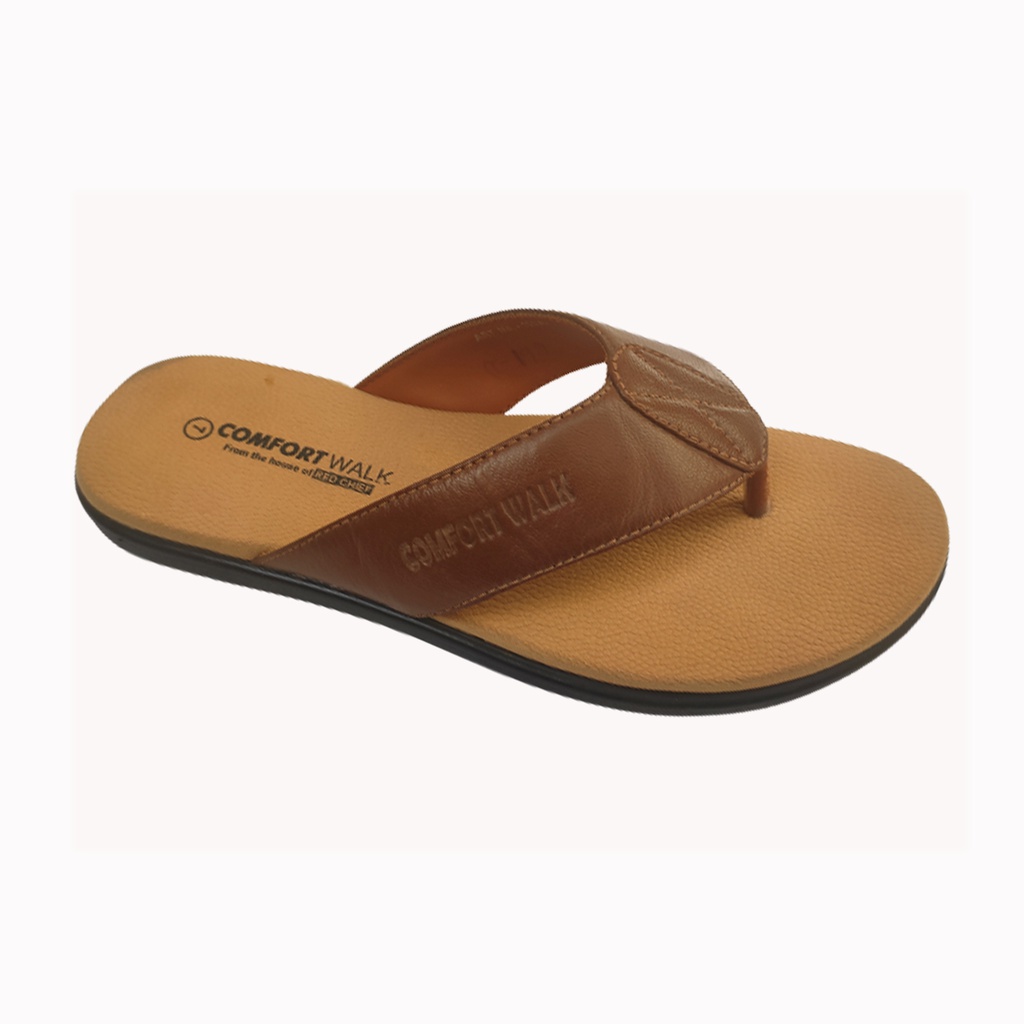 RED CHIEF ( COMFORT WALK ) RC153A MEN&quot;S CASUAL CHAPPAL TAN