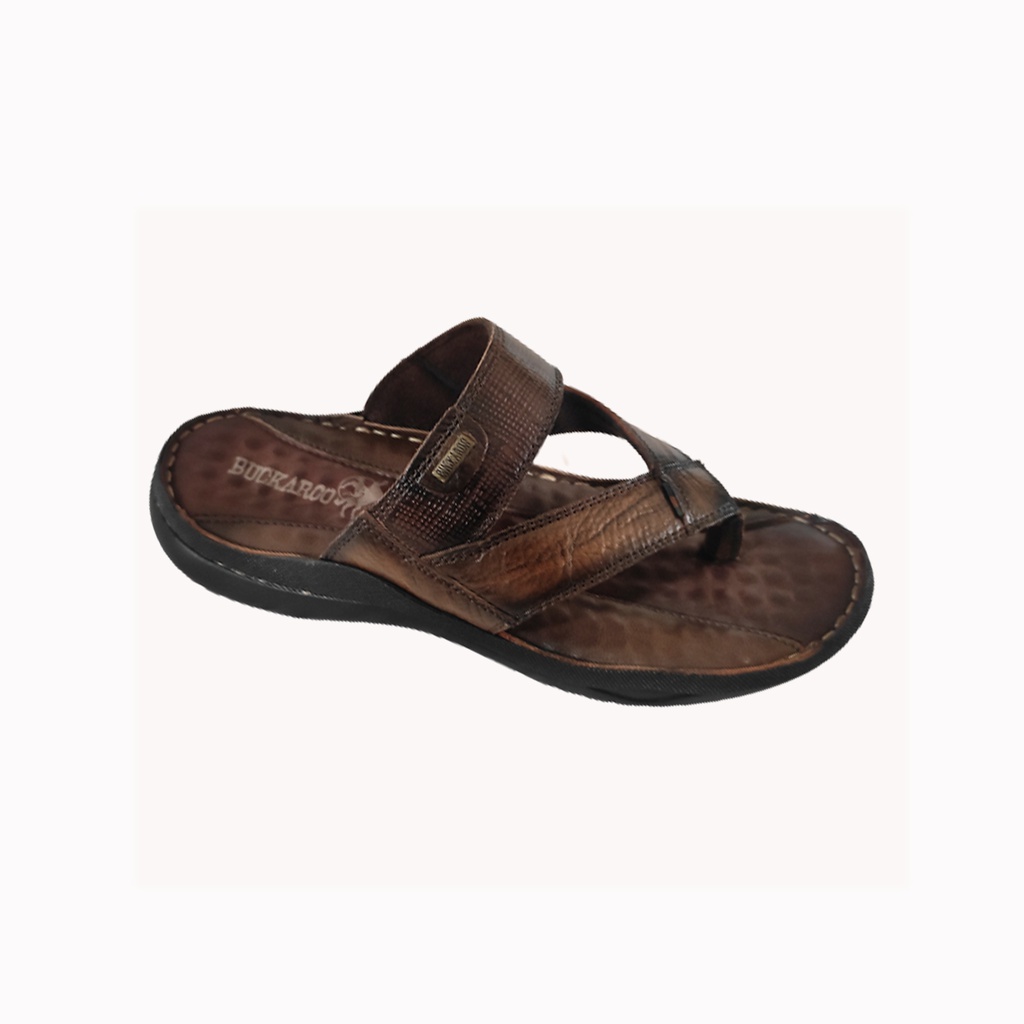 BUCKAROO PLAZO MEN'S CASUAL CHAPPAL BROWN