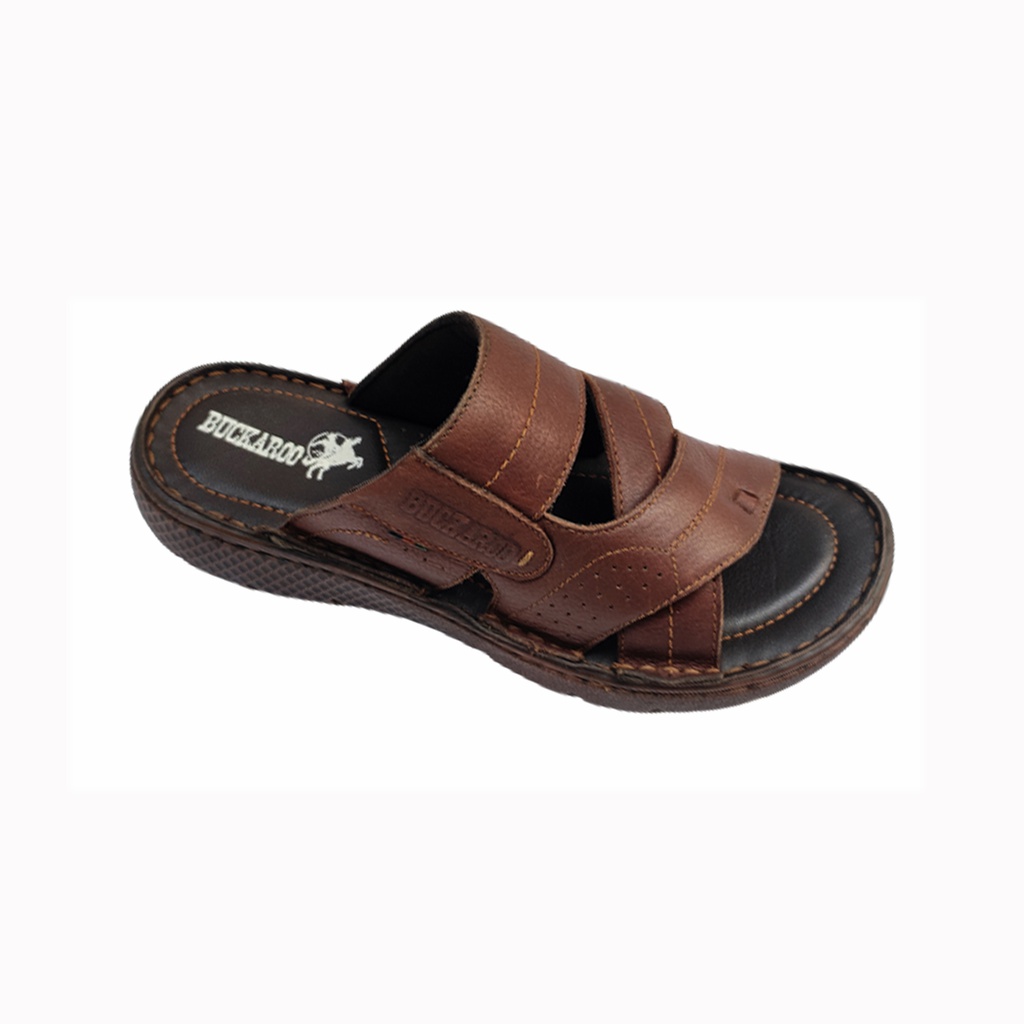 BUCKAROO ALEX MEN'S CASUAL CHAPPAL BROWN