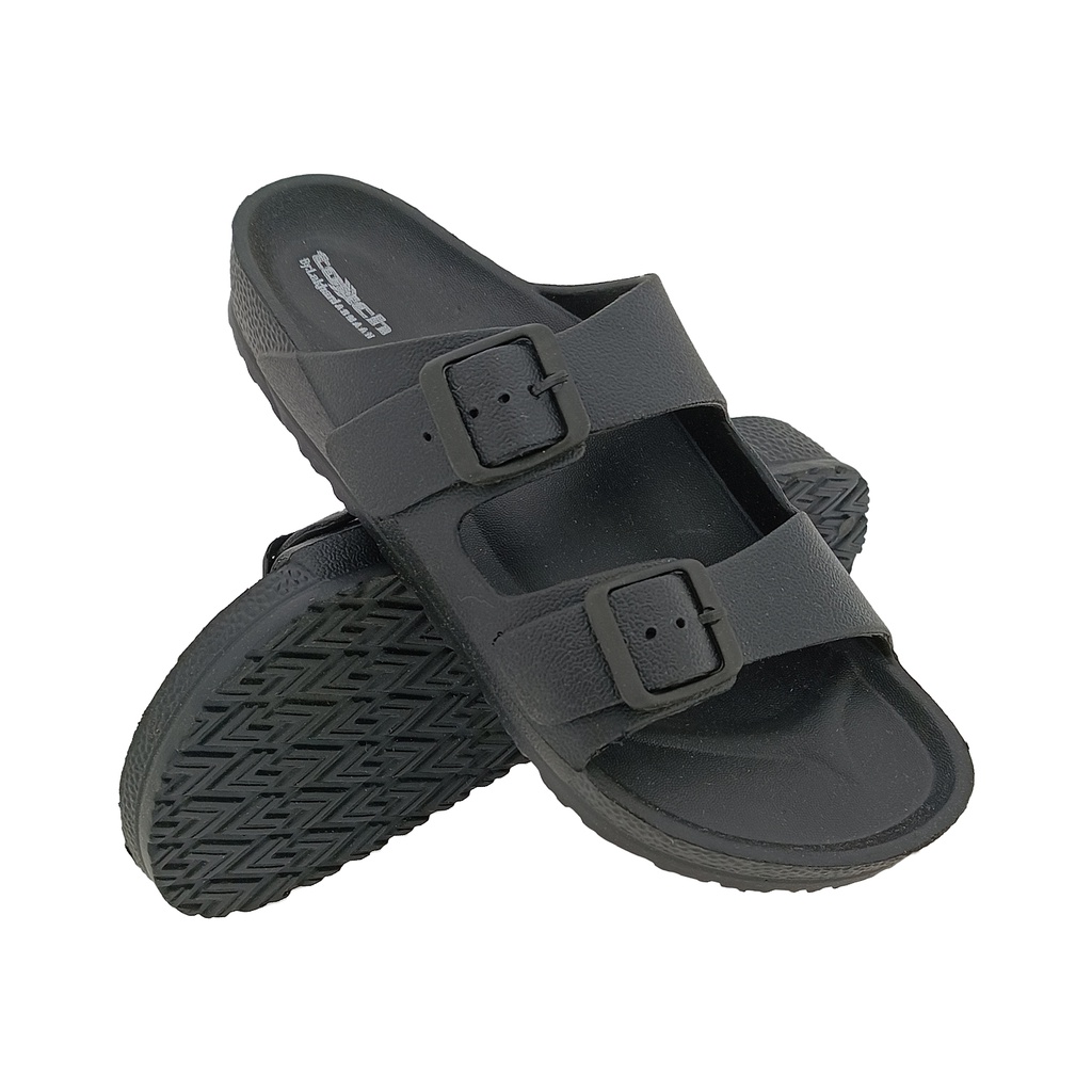 LAKHANI ROMER BLACK MENS FLIPFLOP SLIPPES