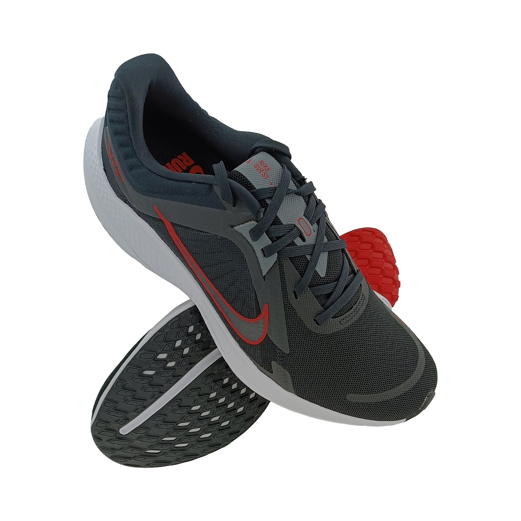NIKE DD0204-004 BLACK/RED MENS LACEUP SPORTS SHOE