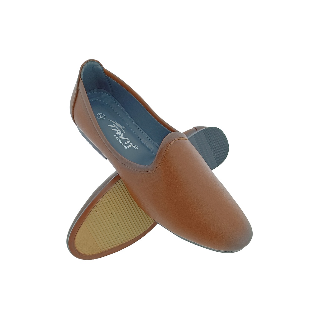 TRYIT 301 TAN MENS TRADITONAL LOAFER