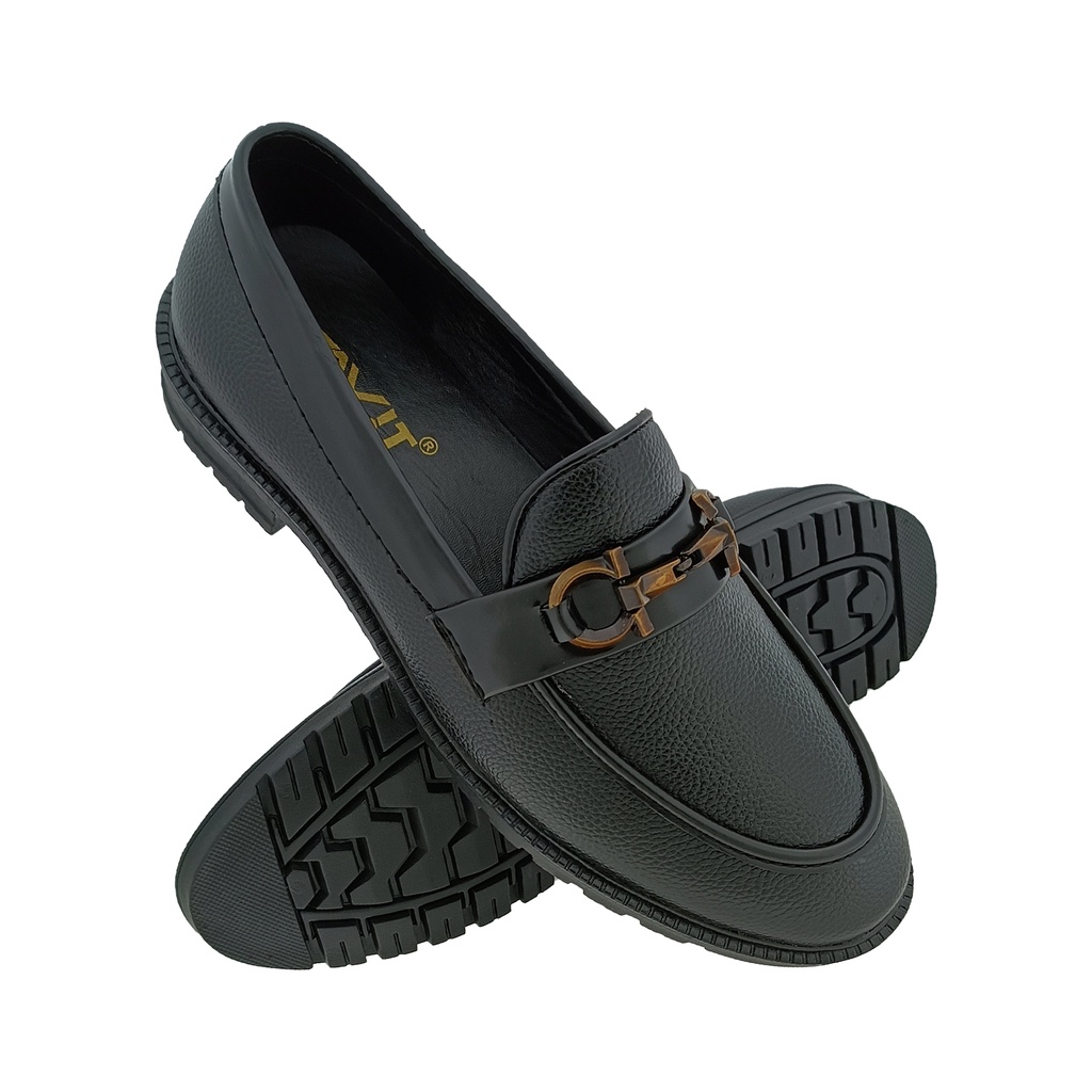 TRYIT 5809 BLACK MENS PANNY LOAFER