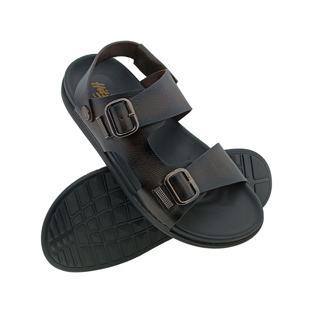 HITZ 6784 BROWN MENS LEATHER SANDAL