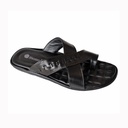 MACONER MEN'S EXTRA COMFORT CHAPPAL BLACK