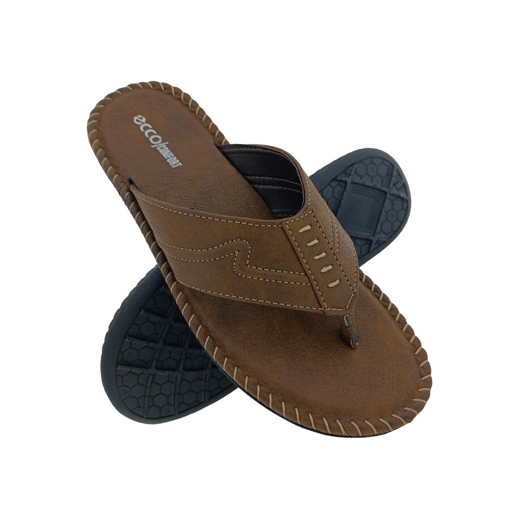 ECCO/COMFPRT MIA10 BROWN MENS V-BELT CHAPPAL