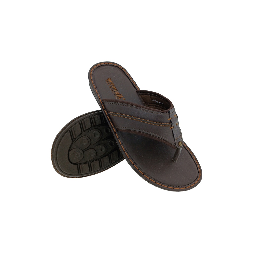 AEROWALK NT77 BROWN MENS V-BELT CHAPPAL