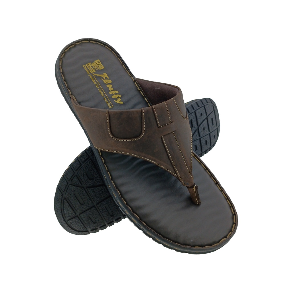 RED CHIEF RC 912 BROWN MENS V-BELT CHAPPAL