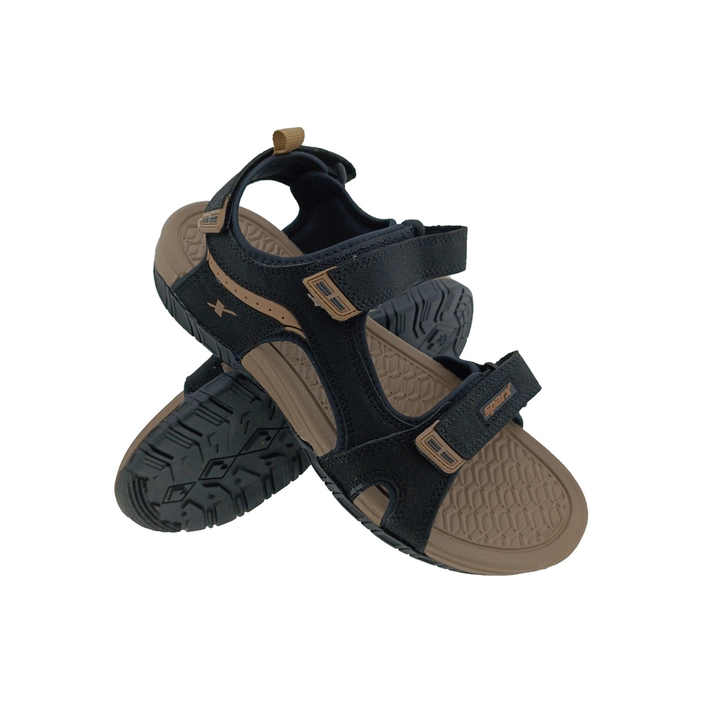 SPARX SS596 BLACK/CAMEL MENS SPORTS SANDAL