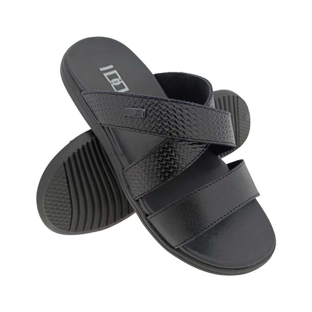 IDDI 11003 BLACK MENS CASUEL CHAPPAL