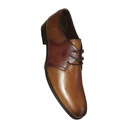 SHOEZAR 116 MEN'S LEATHER FORMAL SHOE TAN