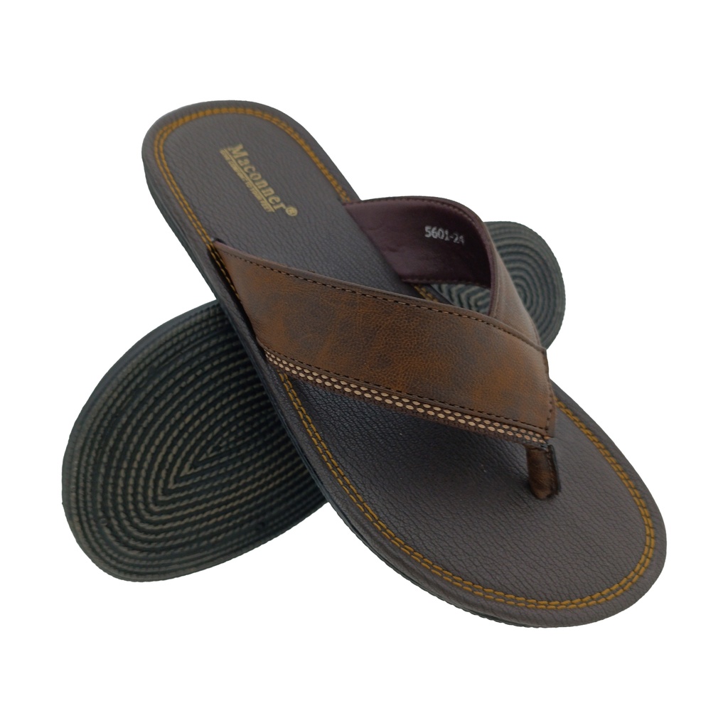 MACONNER 5601 BROWN MENS V-BELT CHAPPAL