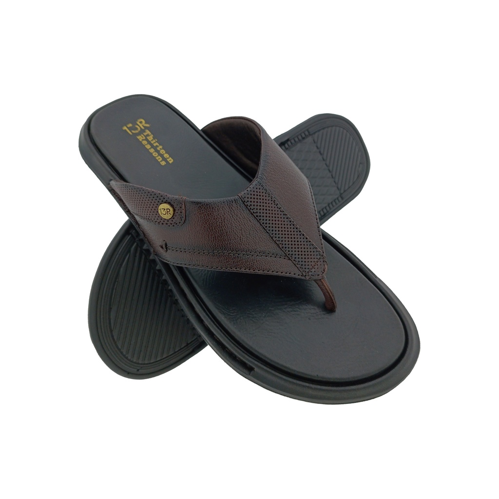 13REASONS SOFTY-01 BROWN MENS V-BELT CHAPPAL