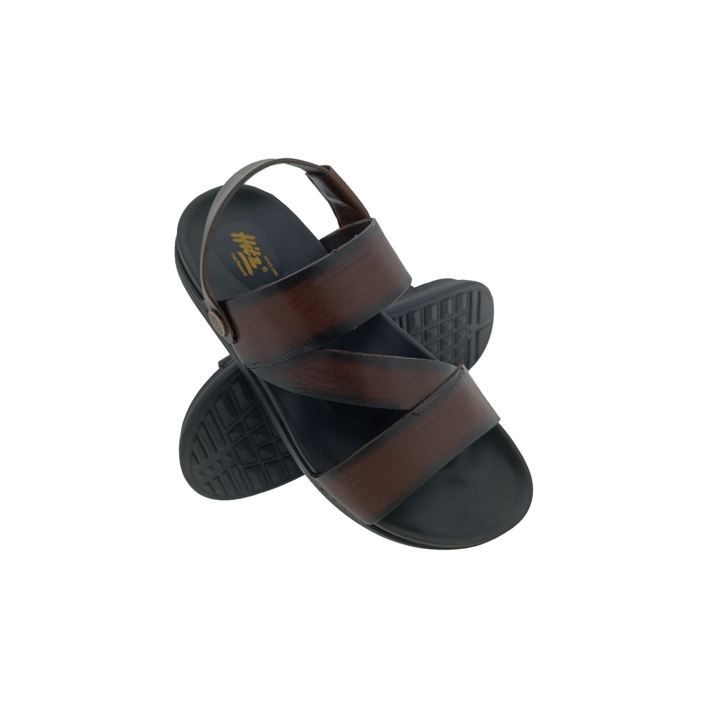 HITZ 6787 BROWN MENS LEATHER SANDAL