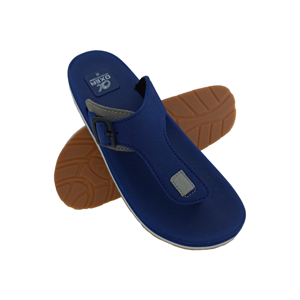 OXER OMEGA-01 BLUE/GREY MENS CHAPPAL