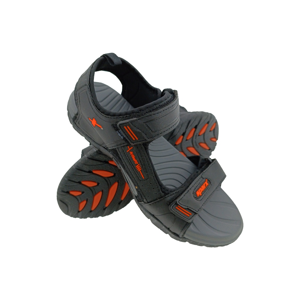 SPARX SS652 BLACK/ORANGE MENS SPORTS SANDAL