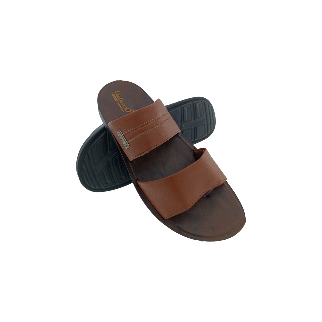 WALKAROO WE1328 BROWN MENS CHAPPAL