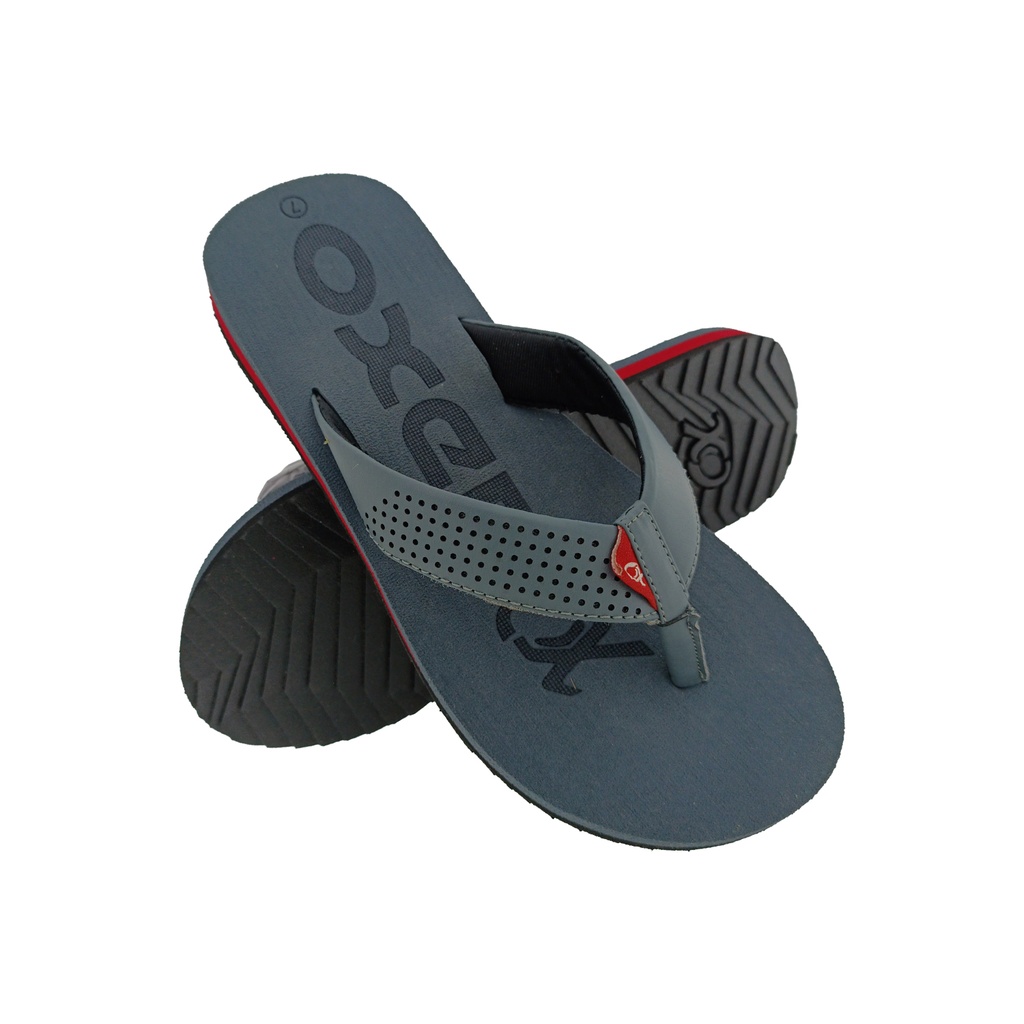 OXER SHIELD SLATE/RED MENS V-BELT SLIPPER