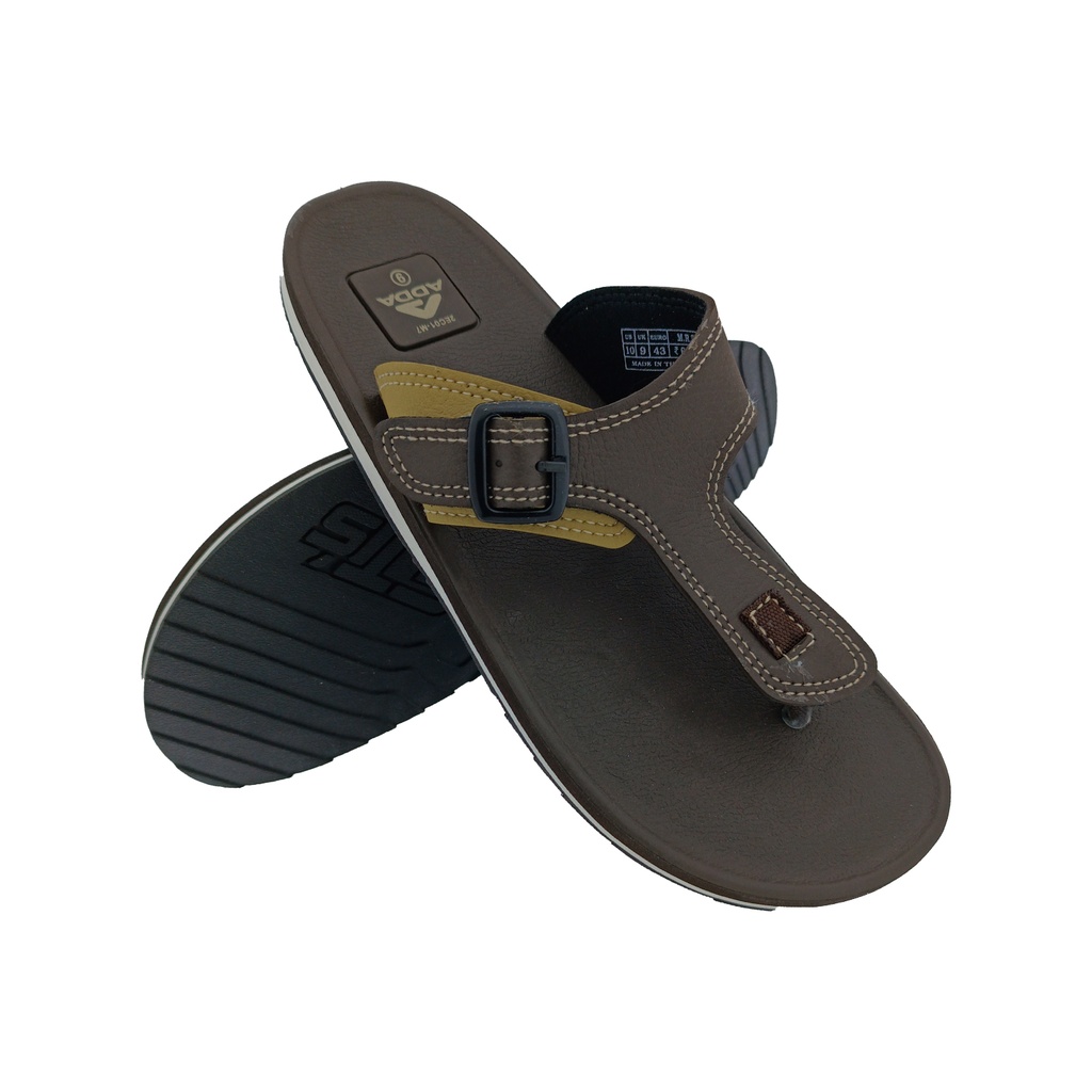 ADDA LIFE-1 BROWN/BEIGE MENS CHAPPAL