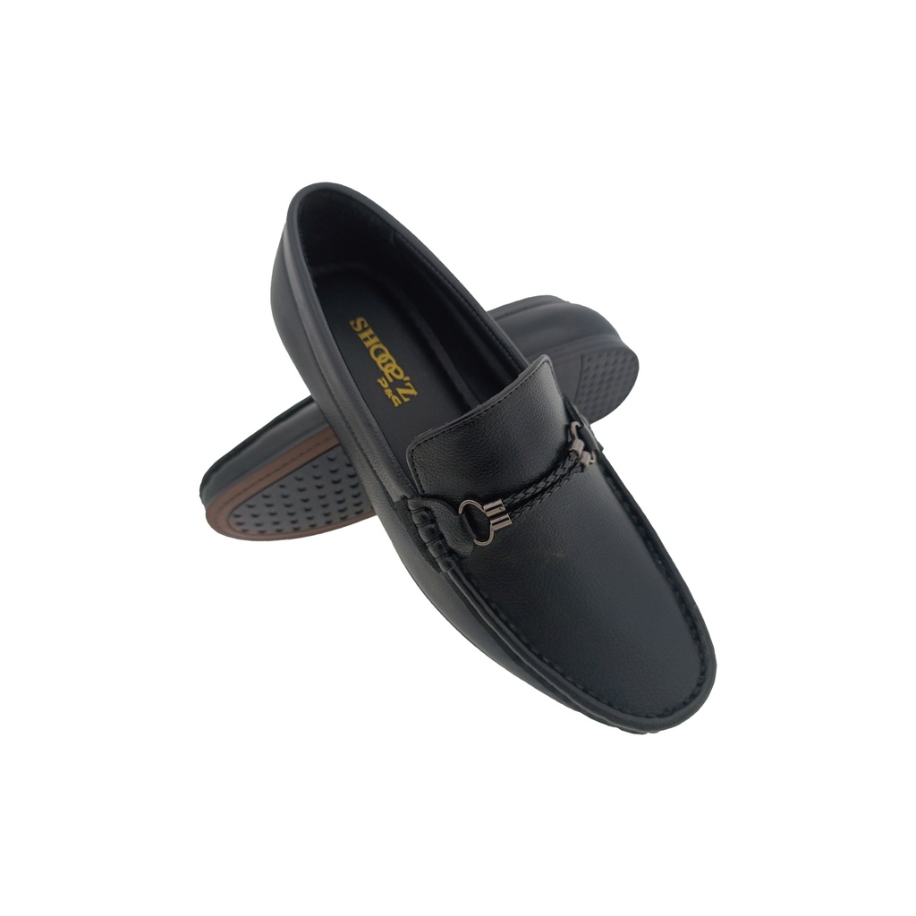SHOOEZ 1936 BLACK MENS BOADER LOAFER