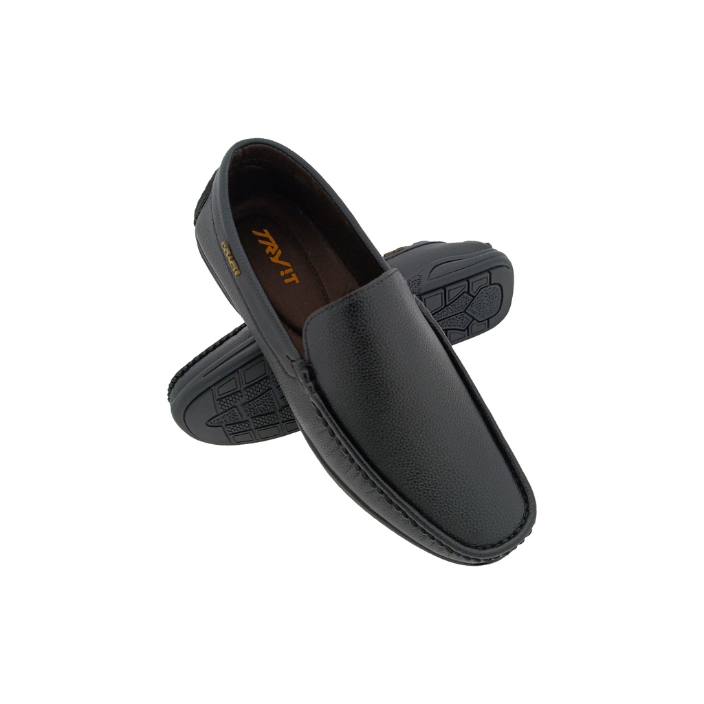 TRYIT 500 BLACK MENS BOADER LOAFER