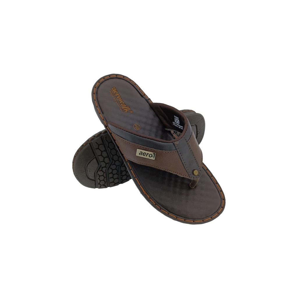 AEROWALK SF-16 BROWN MENS V-BELT CHAPPAL