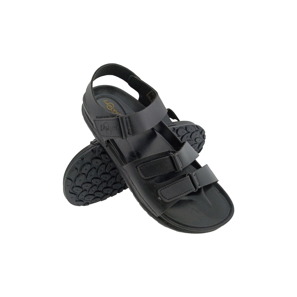 LANCER LUXE451 BLACK MENS SANDAL