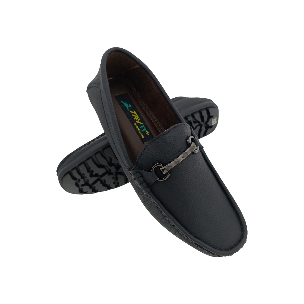 TRYIT 980 BLACK MENS BOADER LOAFER