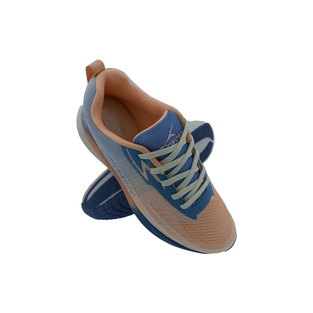 TRACER FELICLTY-L-2021 PEACH/BLUE UNISEX LACEUP SPORTS SHOE