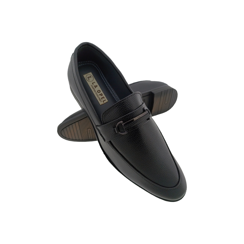 TRYIT 3707 BLACK MENS POINT LOAFER