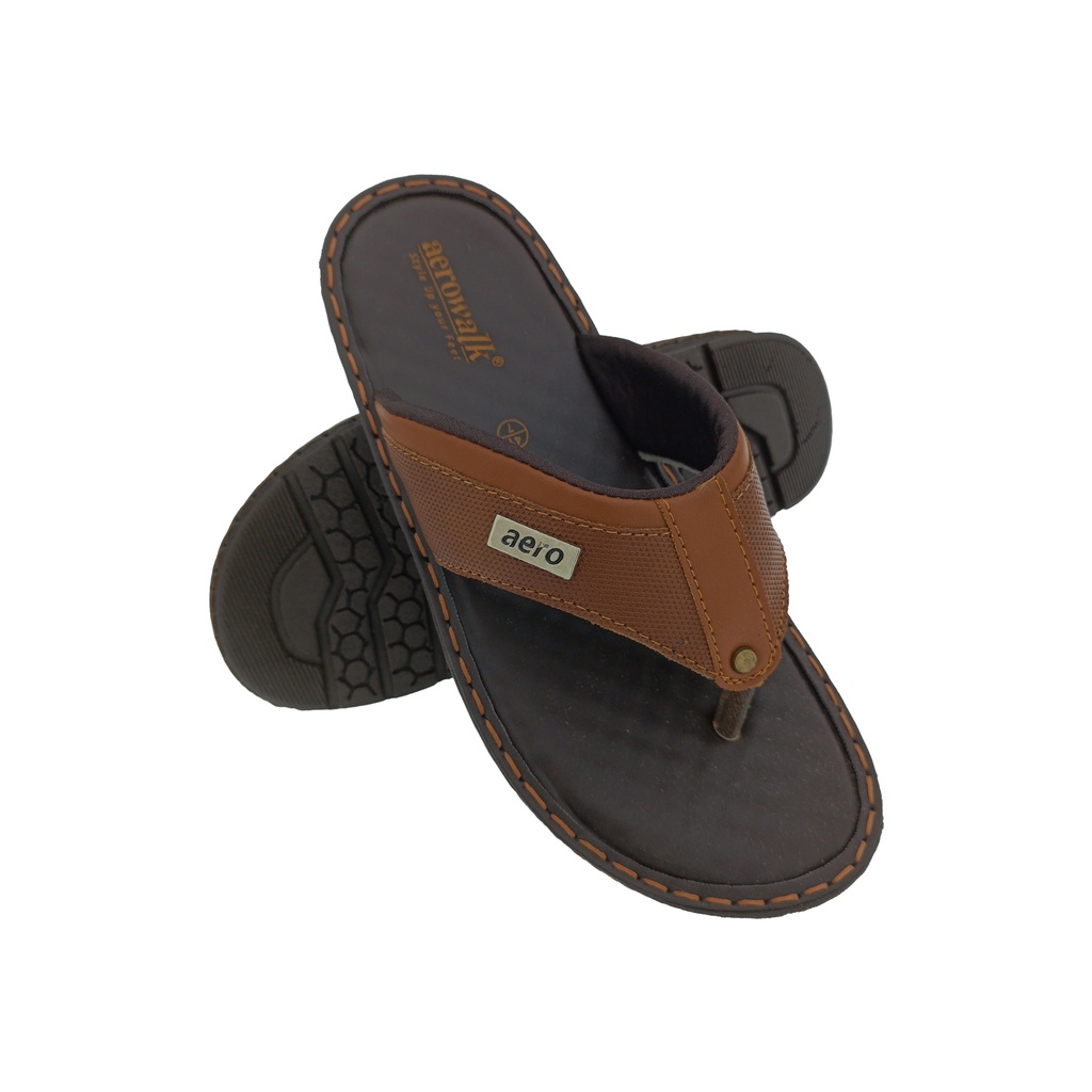 AEROWALK SF-16 TAN MENS V-BELT CHAPPAL