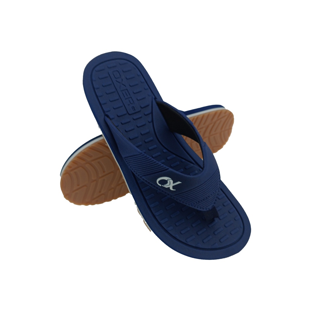 OXER OMEGA-08 BLUE MENS V-BELT SLIPPER